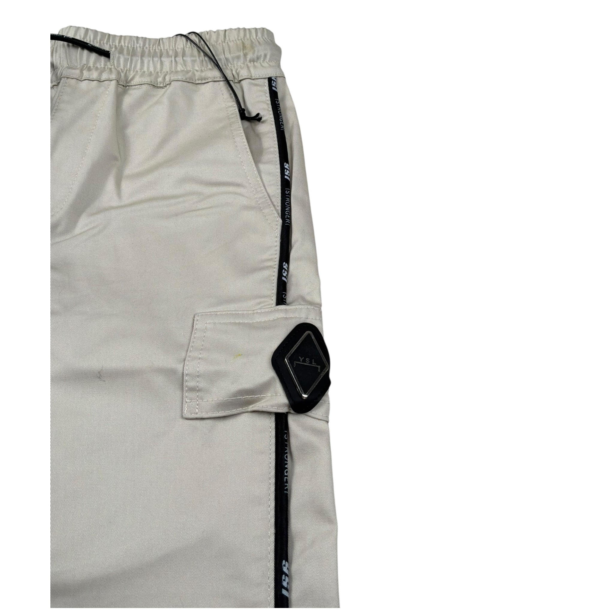 Yes London Pantalone Tinta Unita con Elastic In Vita per Bambino JR3083 BEIGE YES LONDON 