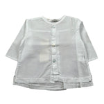 Zero Ampere Camicia Manica Lunga Tinta Unita per Neonato DUBLINO BIANCO ZERO AMPERE 