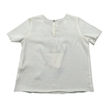 Zhoe & Tobiah T-Shirt Girocollo Tinta Unita con Stampa per Neonato BSE9B PANNA ZHOE & TOBIAH 
