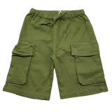 Zhoe & Tobiah Bermuda Tinta Unita con Elastico In Vita per Bambino J&P14M VERDE ZHOE & TOBIAH 