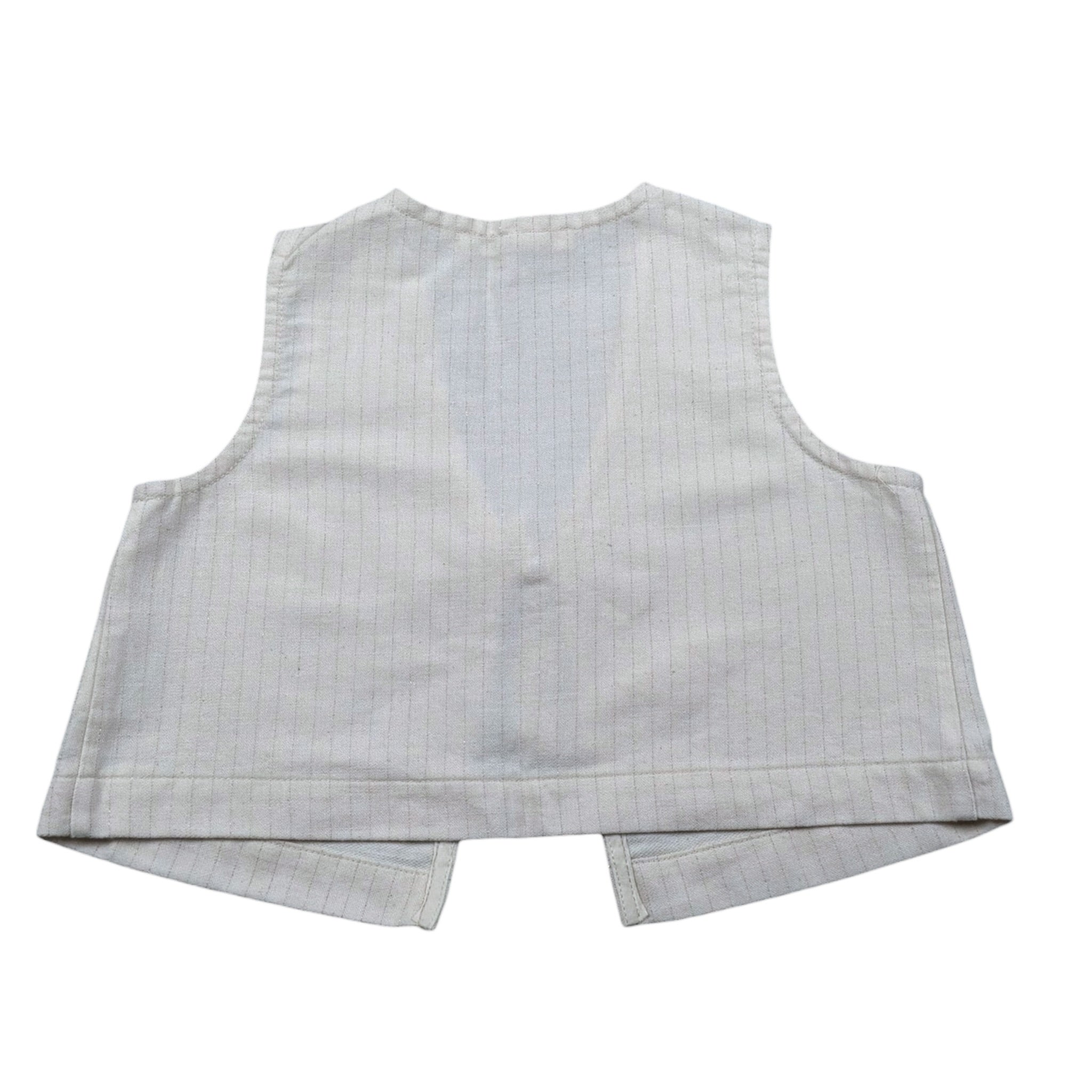 Zhoe & Tobiah Gilet Tinta Unita per Bambina LYT4FJ PANNA ZHOE & TOBIAH 