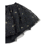 LIU JO gonna tinta unita fantasia floreale Nero per Bambina KF4104 NERO LIU JO 