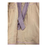 La Stupenderia Beige Plain Strapless Dress For Girls