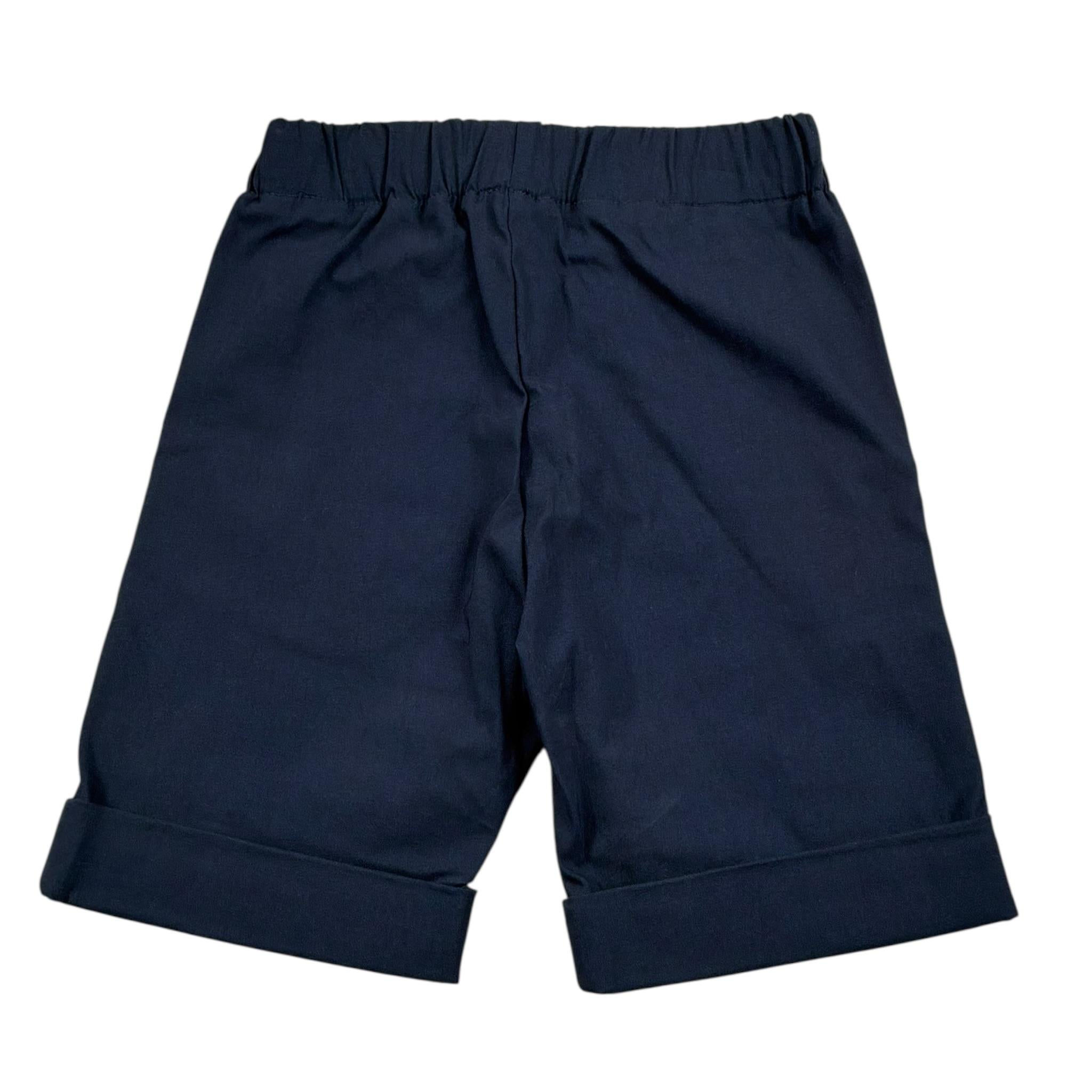 Lalalu' Bermuda tinta unita con Elastico In Vita Blu per Bambino BML360MB BLU LALALU' 