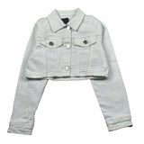 Hinnominate Giubbino tinta unita Modello Crop Bianco per Bambina 3635OY00086 BIANCO HINNOMINATE 