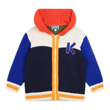 KENZO maglia con zip e cappuccio multicolor Multicolor per Bambino K25834 MULTICOLOR KENZO 
