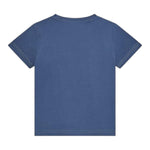 Guess T-Shirt Girocollo Tinta Unita con Stampa per Bambino N5RI15K8HM4XJ BLU GUESS 
