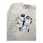 CESARE PACIOTTI shirt girocollo tinta unita con stampa in contrasto Panna per Neonato TSP5315BX PANNA CESARE PACIOTTI 