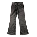SARABANDA pantalone in ecopelle tinta unita modello zampa Nero per Bambina A243 NERO SARABANDA 