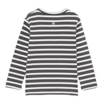 DOU DOU shirt girocollo fantasia a righe Grigio per Bambino DV8P50 GRIGIO DOU DOU 