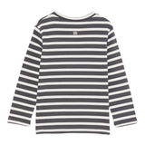 DOU DOU shirt girocollo fantasia a righe Grigio per Bambino DV8P50 GRIGIO DOU DOU 