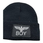 BOY LONDON cappell tinta unita con logo Nero per Neonato CABL054B NERO BOY LONDON 
