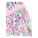Billieblush Baby Girl Titty Print Solid Color Half Sleeve Dress White