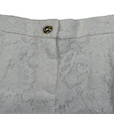 Michael Kors Short tinta unita con Ricami Bianco per Bambina R30413XX BIANCO MICHAEL KORS 