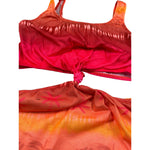 F**K Abito Giromanica Stampa Fantasia per Bambina FJ25G5E04DSX32 ARANCIONE F**K 