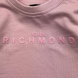 JOHN RICHMOND shirt tinta unita girocollo con stampa Lilla per Neonata RIA25024TS LILLA JOHN RICHMOND 