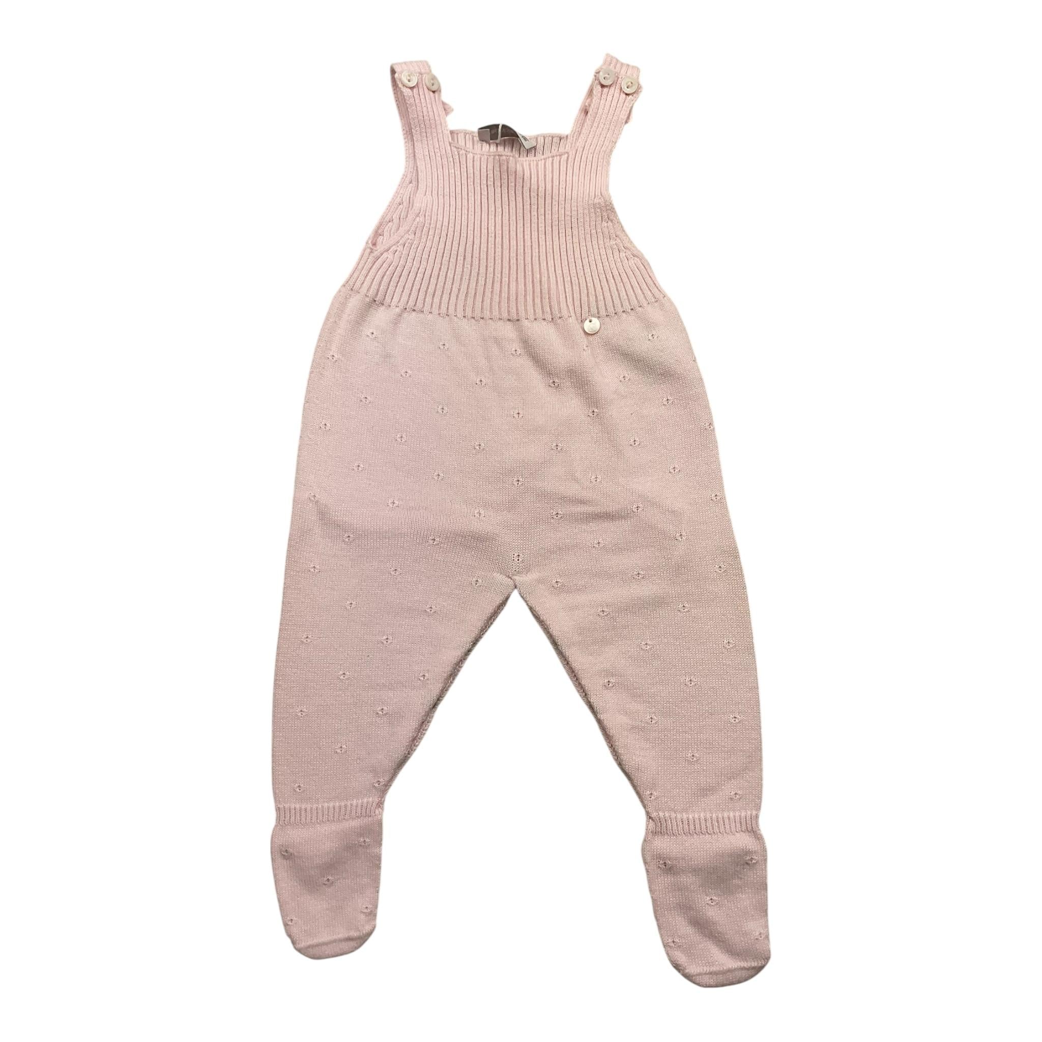 WEDOBLE salopette tinta unita con bottoni Rosa per Neonata V2002310A ROSA WEDOBLE 
