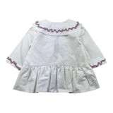 Ilfarobimbi Plain Shirt With Contrasting Applications White For Girls