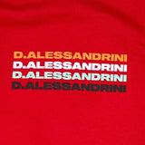 Daniele Alessandrini Crewneck Sweatshirt Solid Color with Red Print for Children