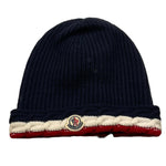 MONCLER cappello titna unita con logo Blu per Bambino 9543B00009 BLU MONCLER 