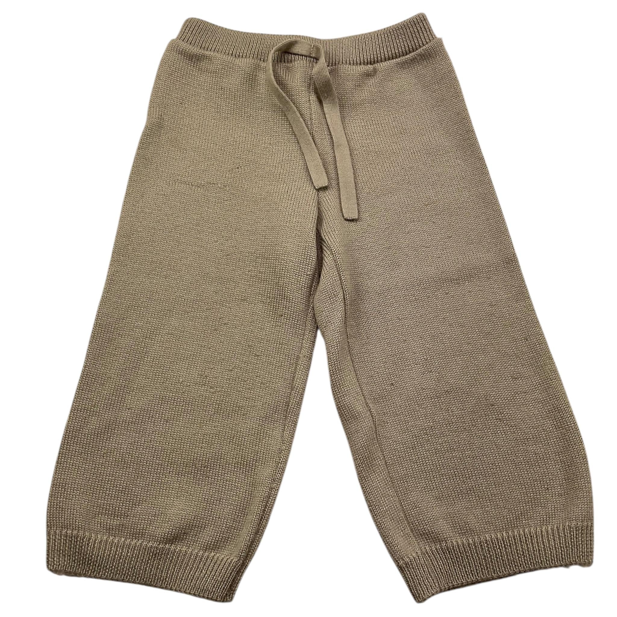 LITTLE BEAR pantalone tinta unita modello palazzo Beige per Bambina 5144 BEIGE LITTLE BEAR 