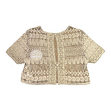 Alice Pi Complete Ivory Jumpsuit-T-Shirt For Girls