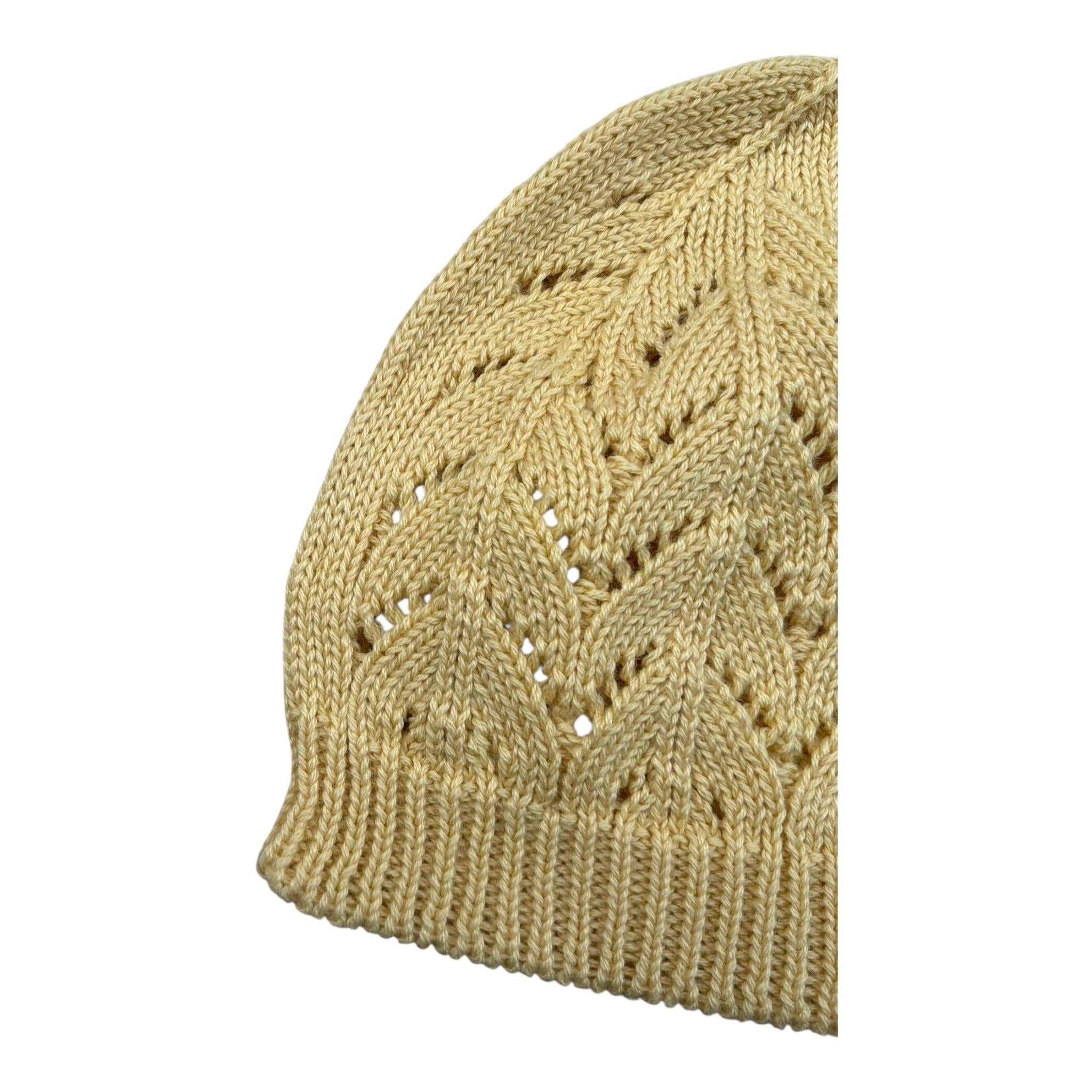 Wedoble Cappello Tinta Unita con Trafori per Neonato V2507307AA GIALLO WEDOBLE 