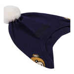 MOSCHINO cappello tinta unita con pon pon Blu per Bambino MUX04Z BLU MOSCHINO 