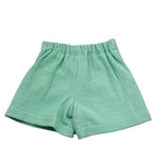 Janice Short Tinta Unita Modello Gonna per Bambina JN521R VERDE ACQUA JANICE 