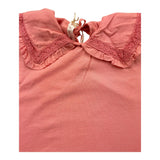 Zhoe &amp; Tobiah Solid Color Coral Collar T-Shirt For Girls