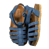 Eli Sandals Solid Color With Buckle Blue For Boys