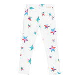 Stella Mccartney Plain Trousers With White Star Print For Girls