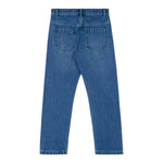 MOSCHINO jeans tinta unita con elastico in vita Blu per Bambino HUP07V BLU MOSCHINO 