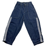 Emporio Armani Jeans Solid Color With Adjustable Waist And Logo Profiles Blue For Boys