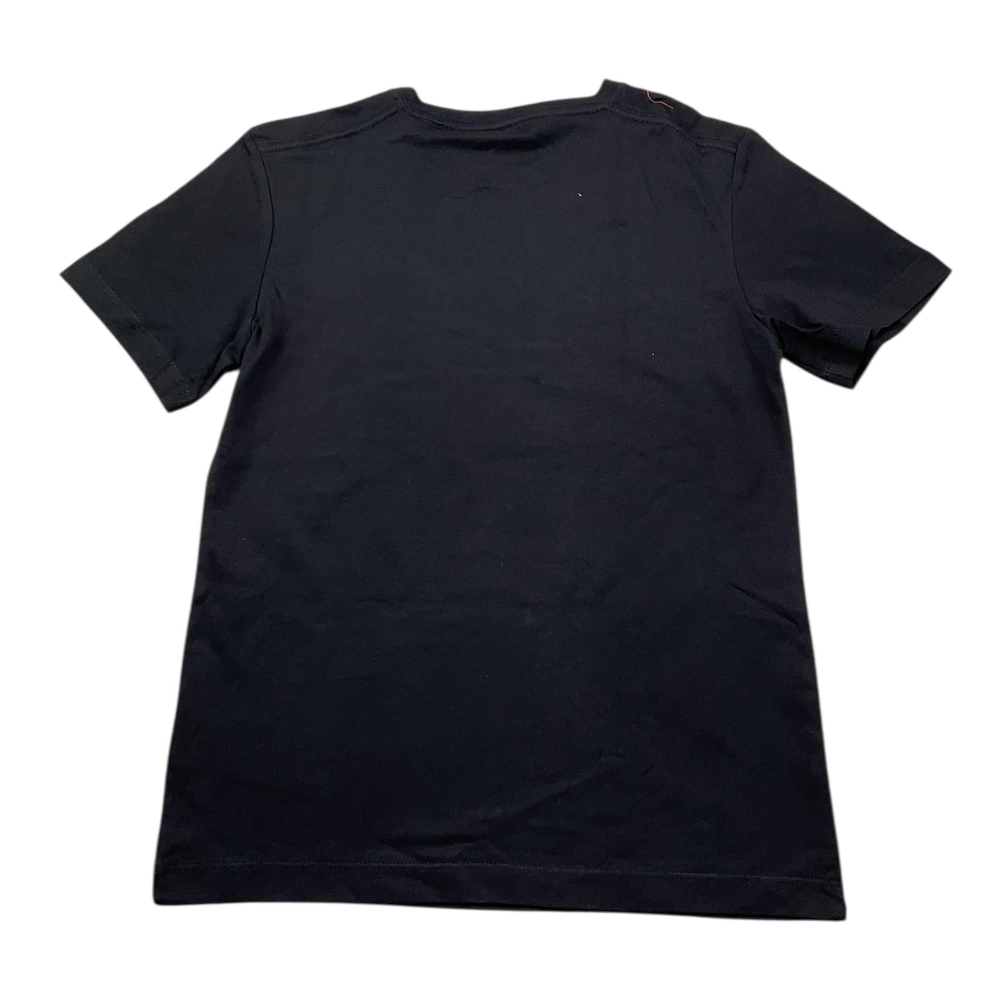 Calvin Klein T-Shirt Girocollo Tinta Unita con Logo per Bambino U00543J NERO CALVIN KLEIN 