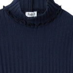 IL GUFO shirt tinta unita con collo alto Blu per Bambina A24TA061M7004 BLU IL GUFO 