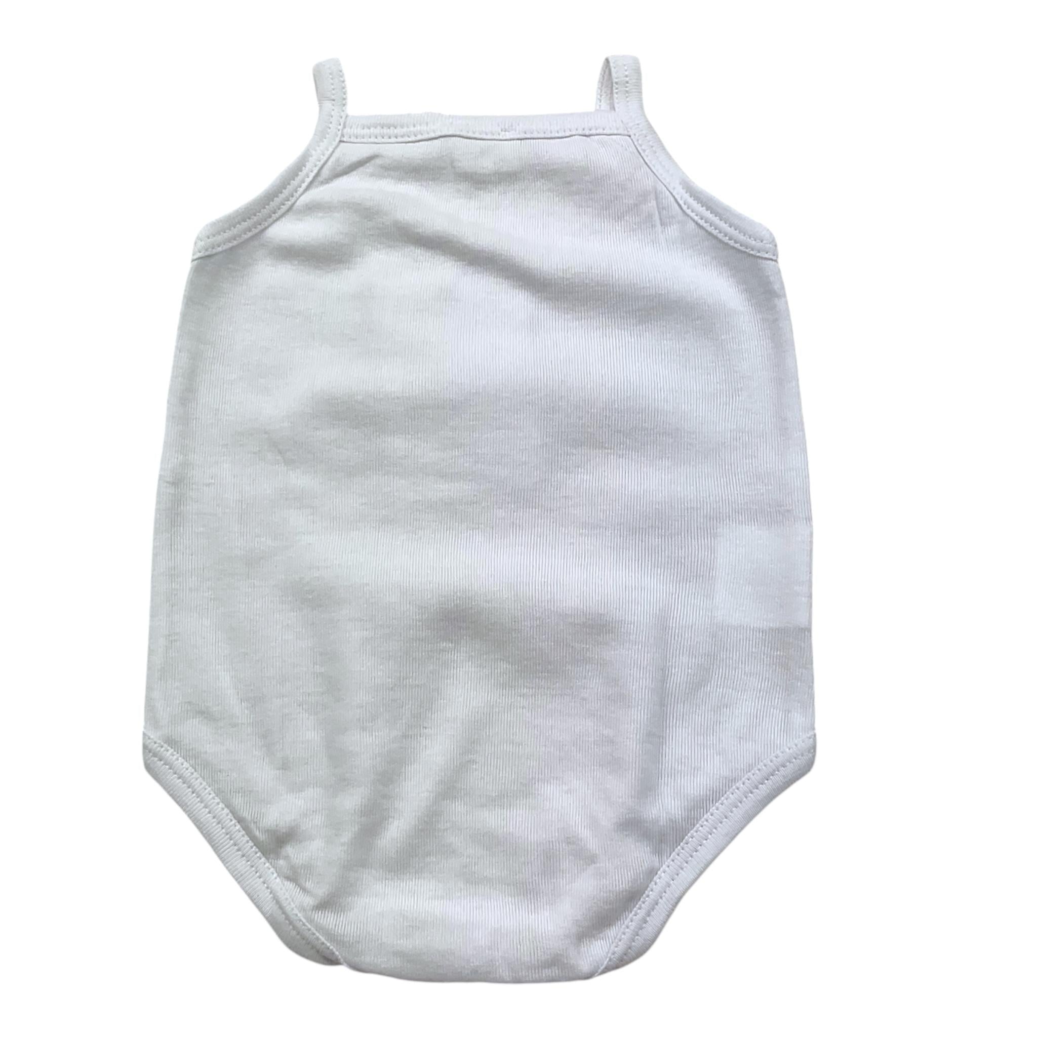 ALICE PI body tinta unita a bretelline Bianco per Neonata BYL11 BIANCO ALICE PI 