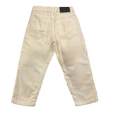 NEVER TOO pantalone tinta unita con girovita regabile Panna per Bambino NT2200B PANNA NEVER TOO 