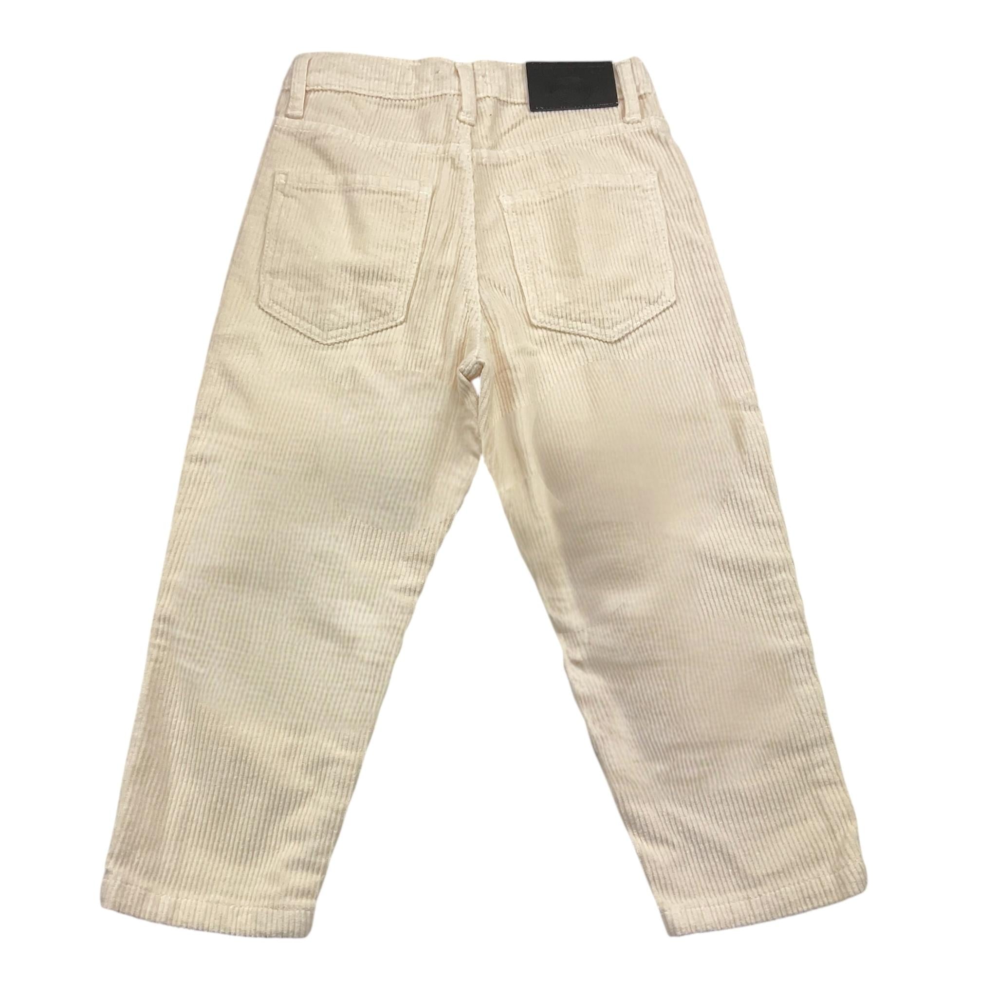 NEVER TOO pantalone tinta unita con girovita regabile Panna per Bambino NT2200B PANNA NEVER TOO 
