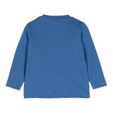 STELLA McCARTNEY shirt girocollo tinta unita con stampa in contrasto Blu per Neonato TV8500 BLU STELLA McCARTNEY 