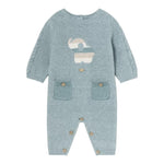 MAYORAL tutina tinta unita con tasche Azzurro per Neonato 2616 AZZURRO MAYORAL 