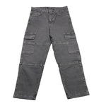 NEVER TOO jeans tinta unita con girovita regolabile Grigio per Bambino NT2073R GRIGIO NEVER TOO 