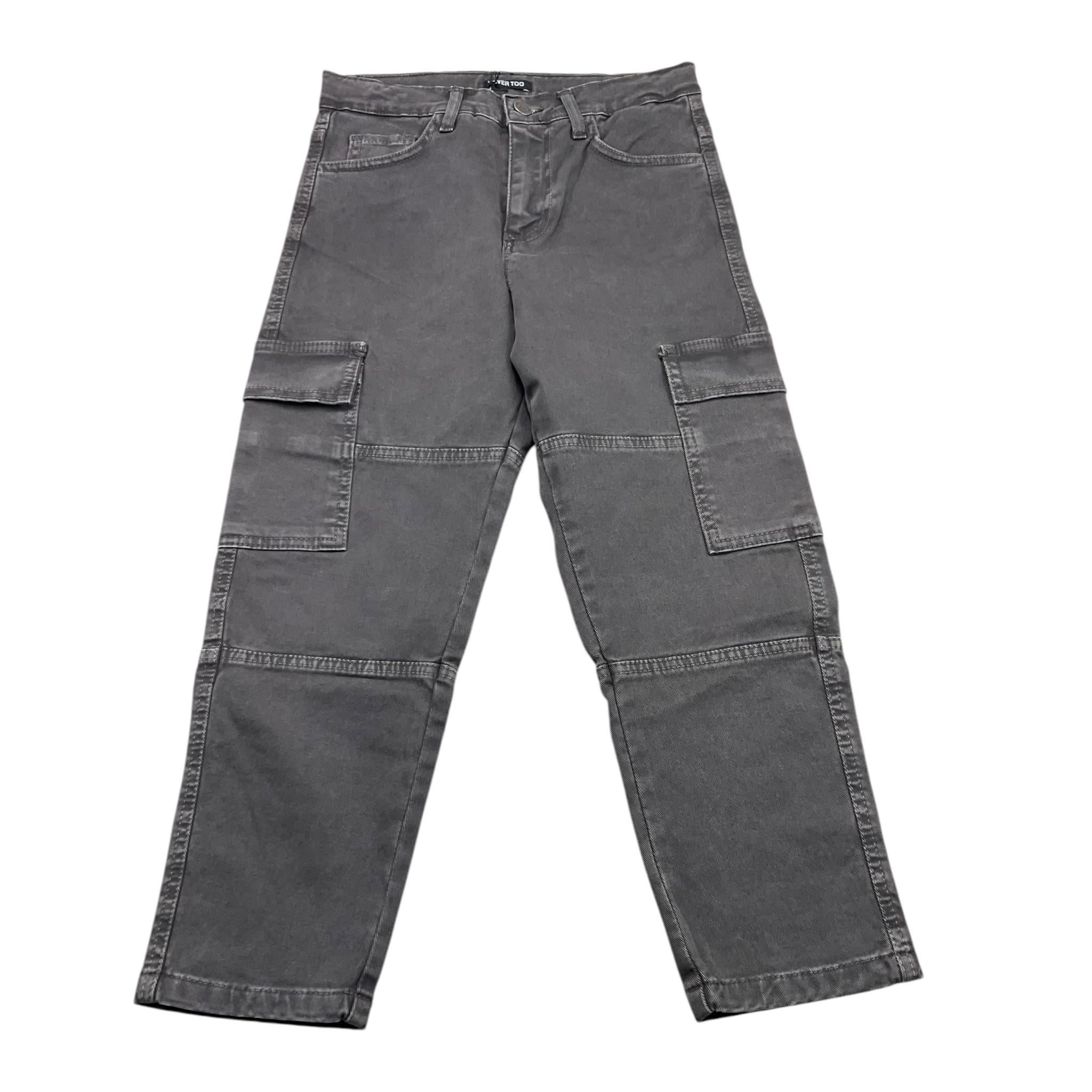 NEVER TOO jeans tinta unita con girovita regolabile Grigio per Bambino NT2073R GRIGIO NEVER TOO 
