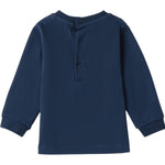 Minibanda Shirt Girocollo Tinta Unita con Stampa per Neonato 3B612 BLU MINIBANDA 
