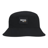 Boss Cappello Modello Pescatore Tinta Unita per Bambino J51690 NERO BOSS 