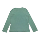 Name.It Shirt Crew Neck Solid Color With Green Print For Girls