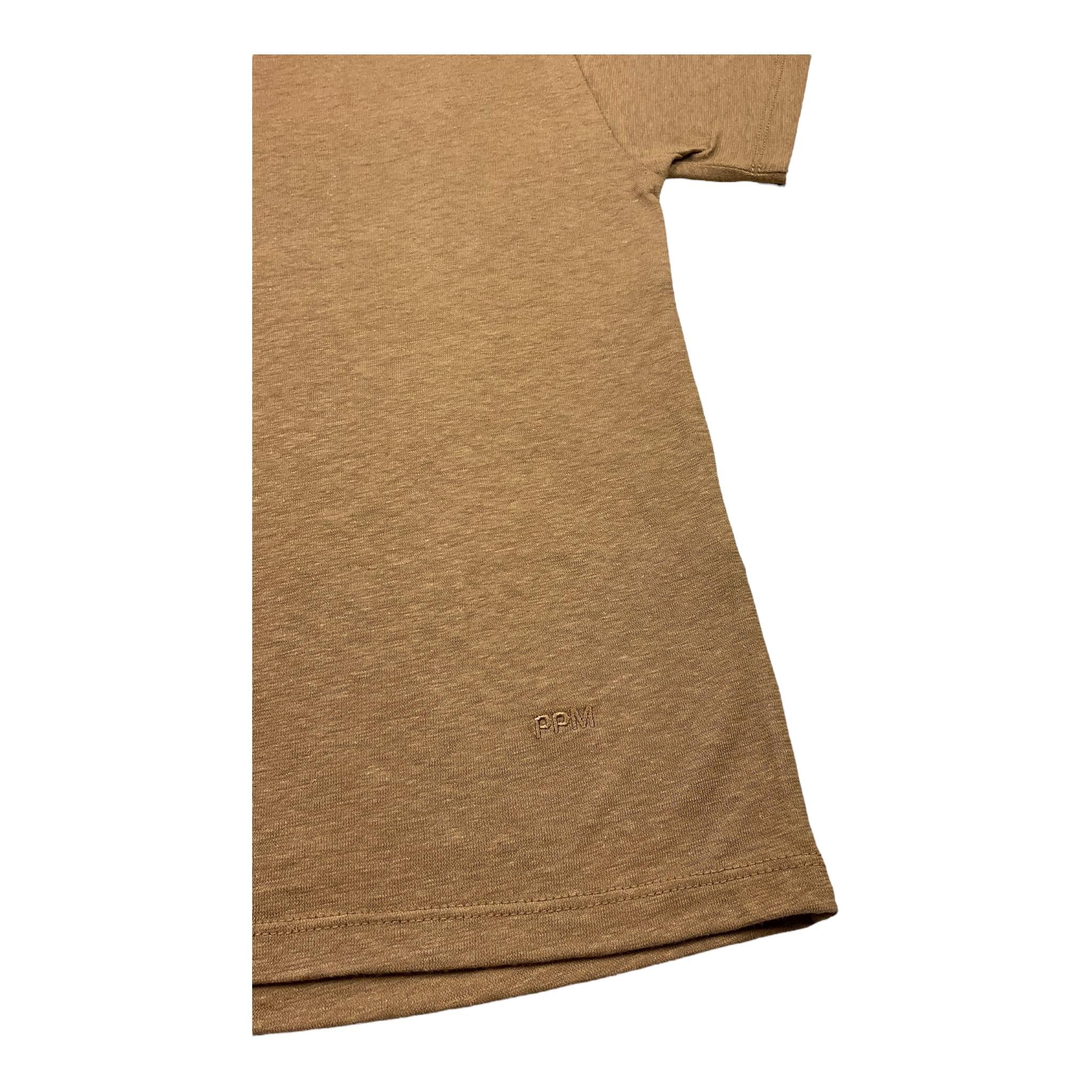 Paolo Pecora T-Shirt Girocollo Tinta Unita per Bambino PP3946 CAMMELLO PAOLO PECORA 