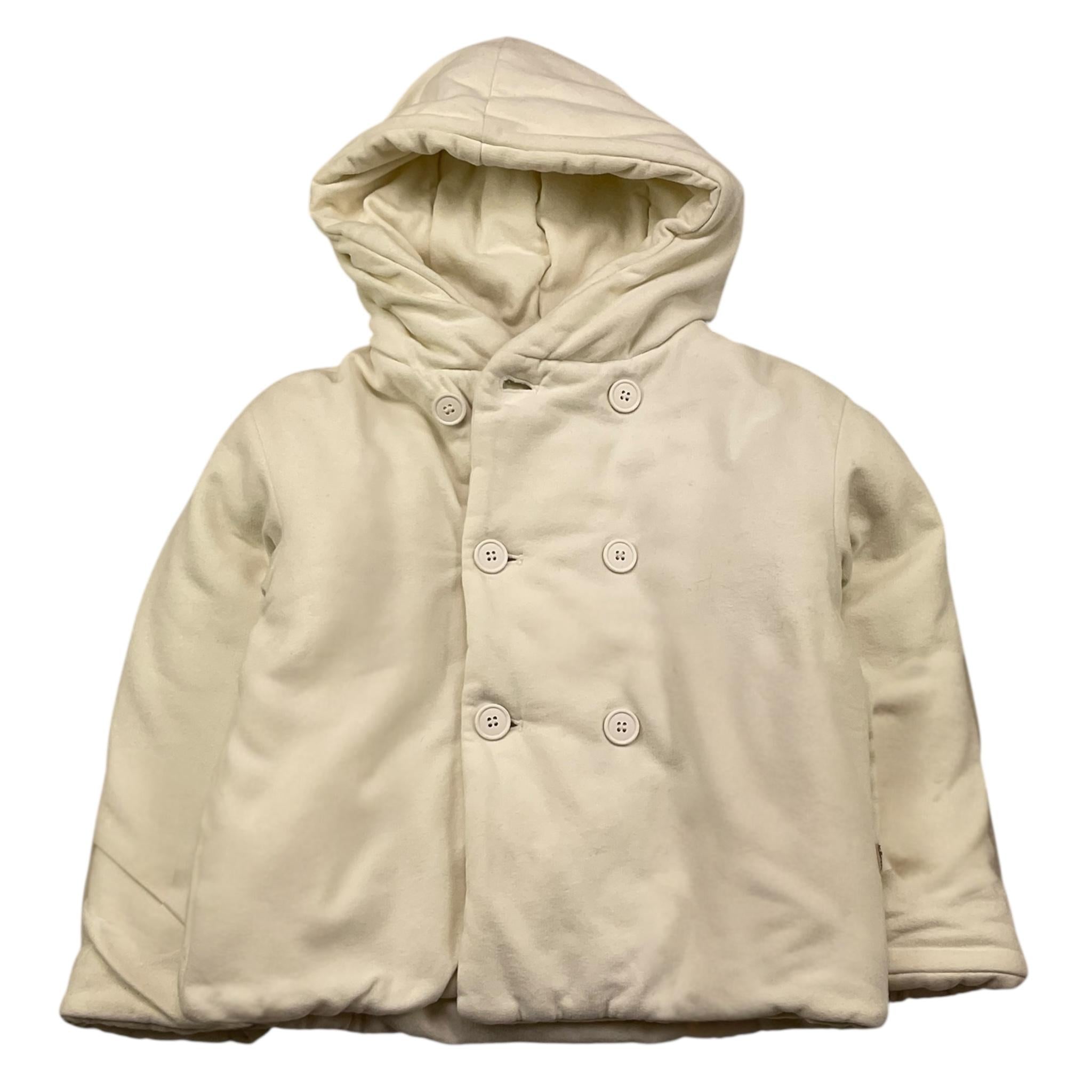 TEDDY E MINOU cappotto tinta unita con cappuccio Panna per Neonato I22CN002M7015 PANNA TEDDY E MINOU 