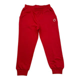 Trussardi Solid Color Tracksuit Pants Red For Boys