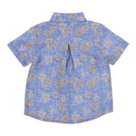 Jeckerson Camicia Mezza Manica Tinta Unita con Stampa per Neonato JN3424 AZZURRO JECKERSON 